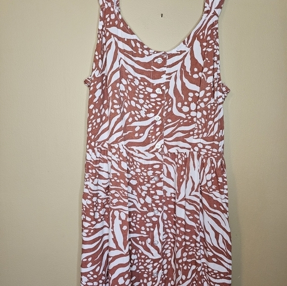 Japna Animal print dress with pockets Size Medium - Picture 3 of 9